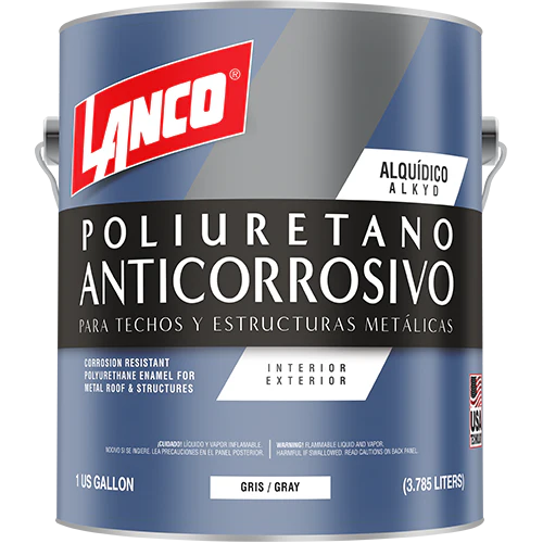 Lanco Esmalte Anticorrosivo de Poliuretano para Techos y Estructuras Metálicas - Image 10