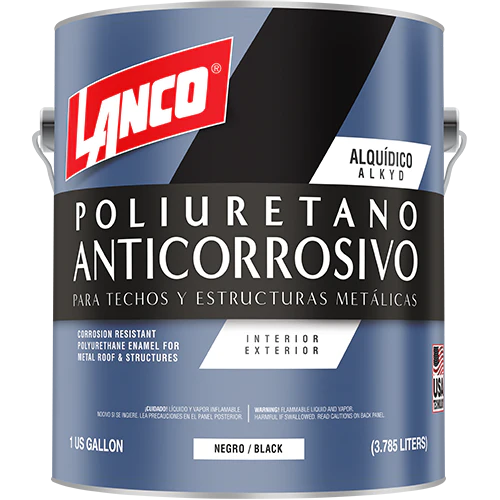 Lanco Esmalte Anticorrosivo de Poliuretano para Techos y Estructuras Metálicas - Image 3