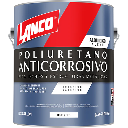 Lanco Esmalte Anticorrosivo de Poliuretano para Techos y Estructuras Metálicas - Image 4