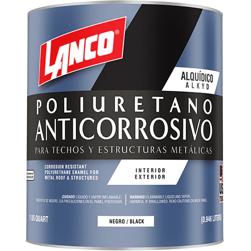 Lanco Esmalte Anticorrosivo de Poliuretano para Techos y Estructuras Metálicas - Image 7