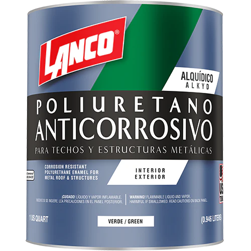 Lanco Esmalte Anticorrosivo de Poliuretano para Techos y Estructuras Metálicas - Image 9